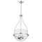 Nuvo Amado 3-Light Pendant 14 in. Polished Nickel Clear Glass 60/7819 - alternate 3